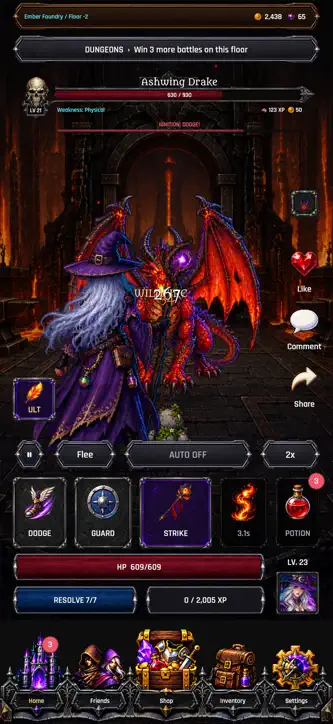 Dungeon Swipe Game screenshot 4