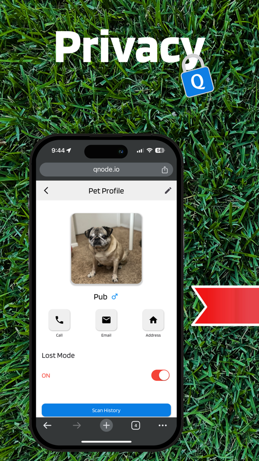 #8. QNode: Smart QR Code Pet Tag (iOS) 由: Miguel Cota