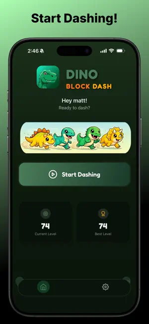 Dino Block Dash screenshot 1