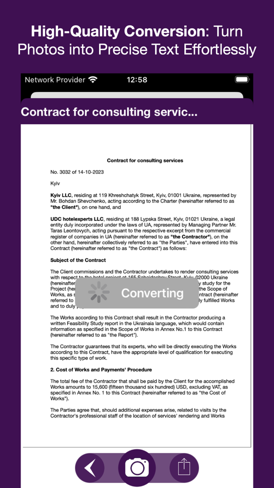 #2. Contract (iOS) By: Vlad UMRYKHIN