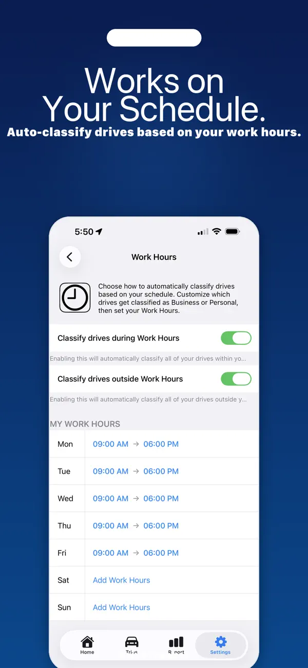 Screenshot #3 pour Mile Logger - Mileage tracker