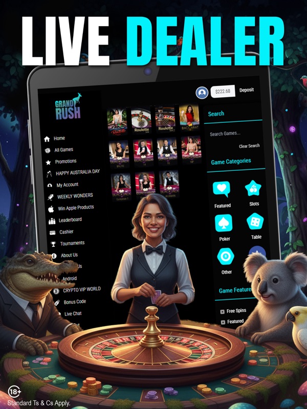 Grand Rush Online Casino screenshot 11