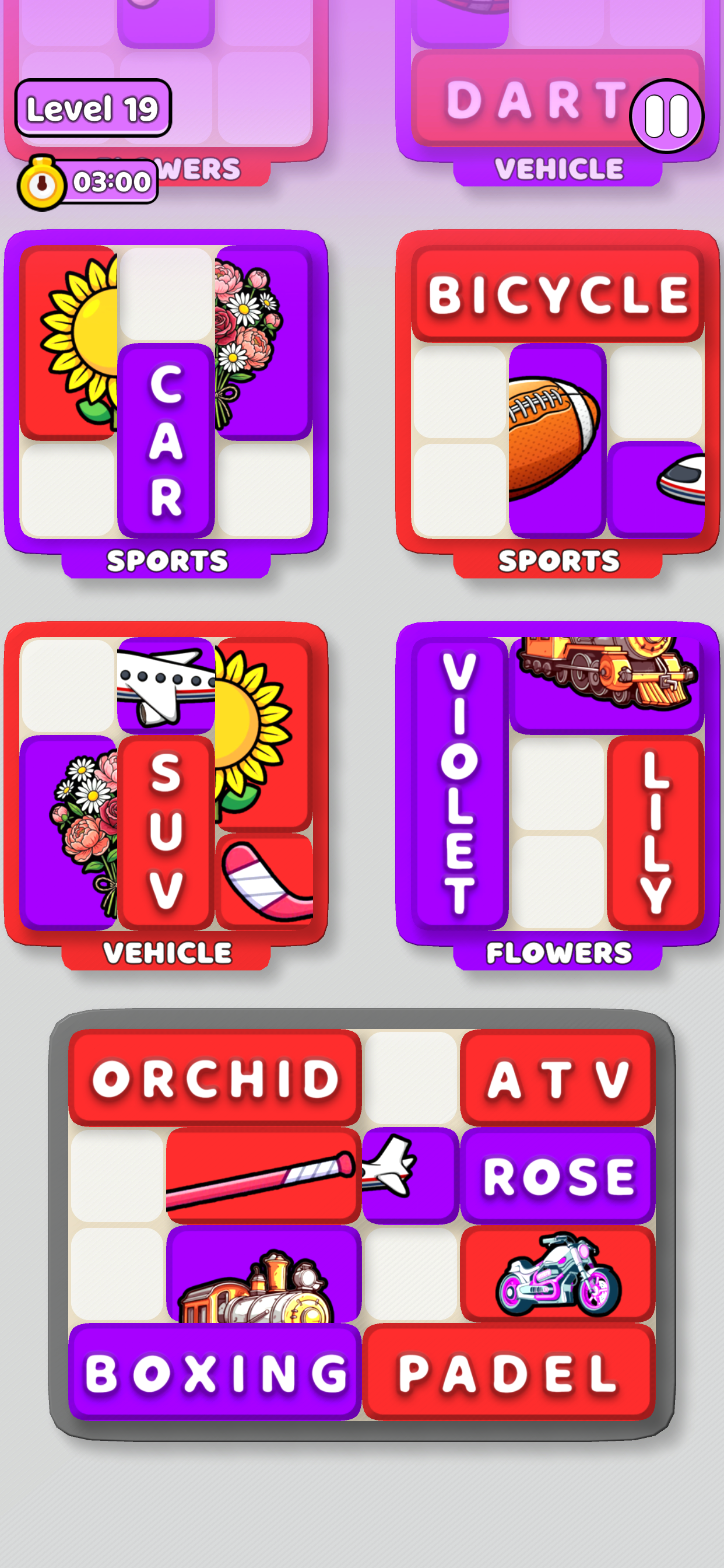 Box Puzzle Sort