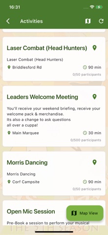 Scout Events Manager screenshot