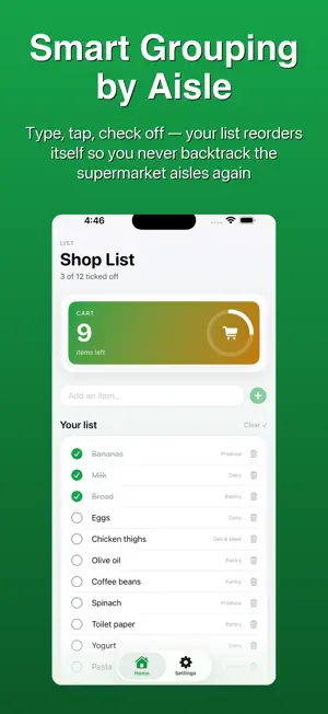 Smart Grocery Cart screenshot 1