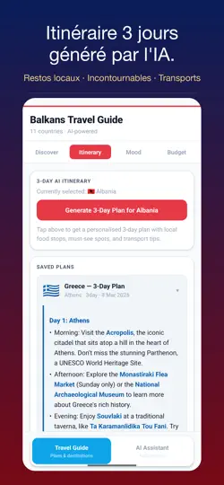 Capture d'écran de Balkan AI sur iPhone 5