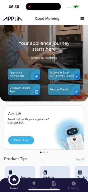 MyAPPLiA screenshot 1
