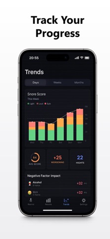 SnoreGuard iPhone screenshot
