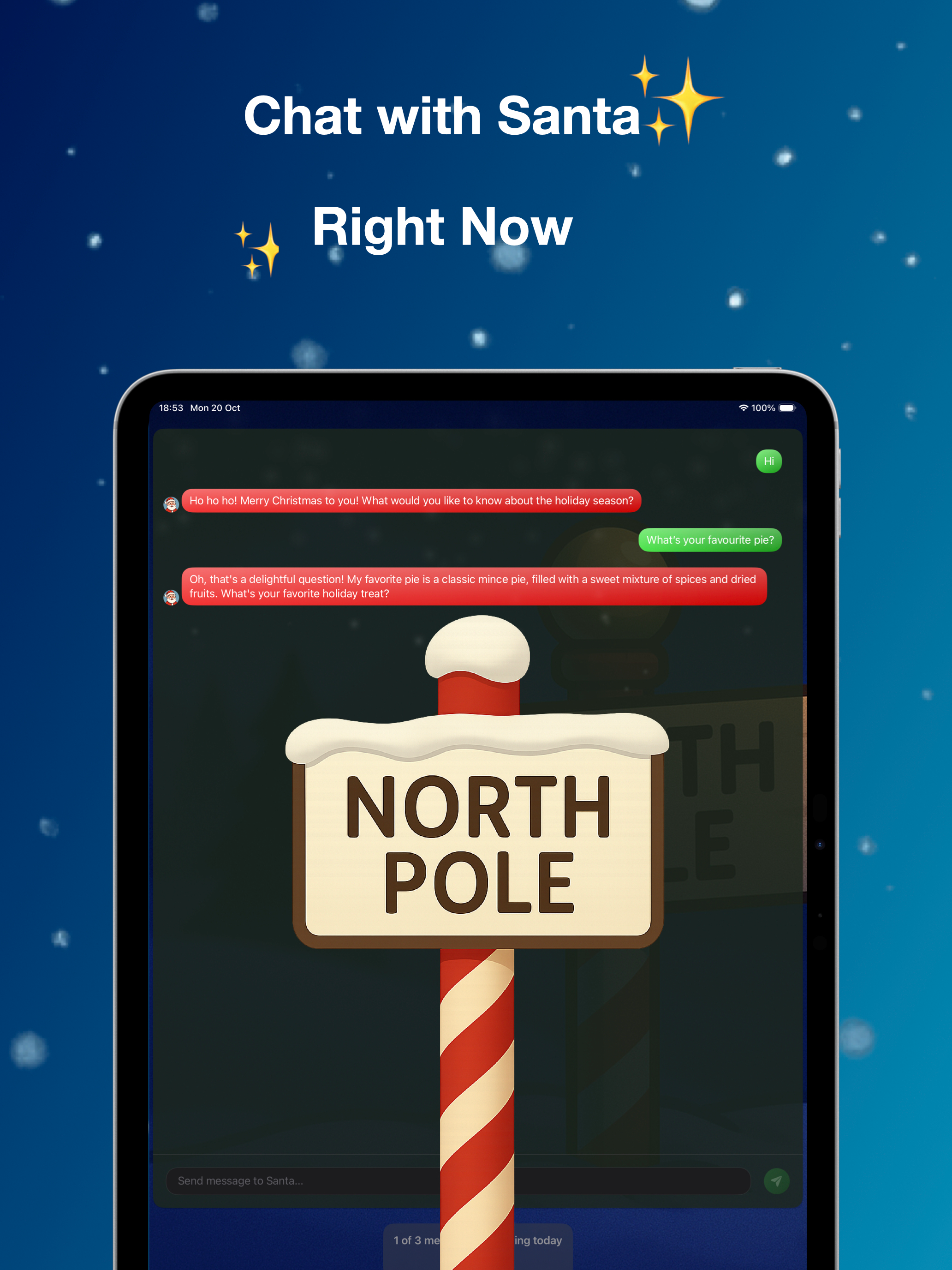 Chat with Santa: AI Magic