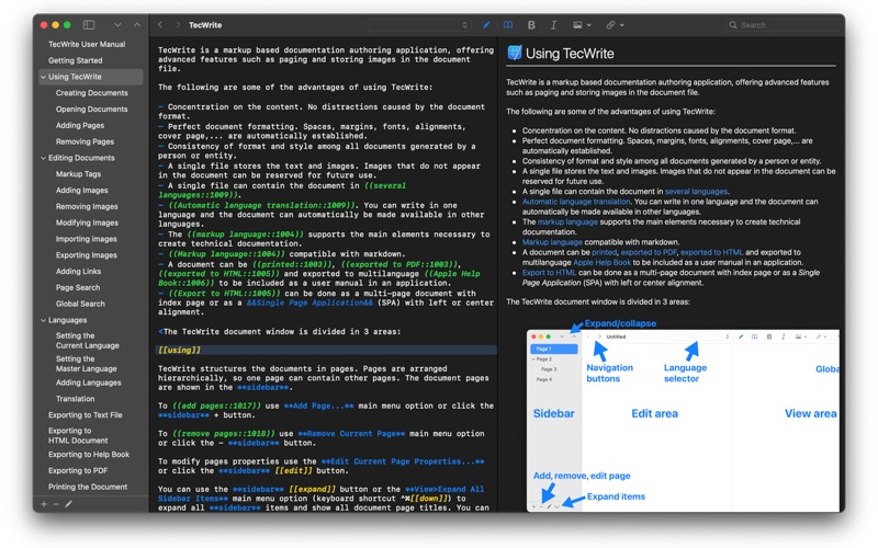 TecWrite screenshot