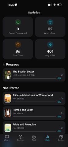 Spead screenshot