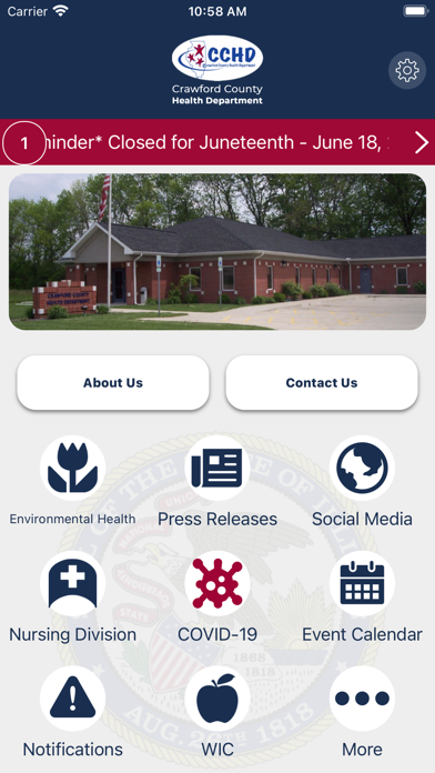 Crawford County Health, IL Screenshot