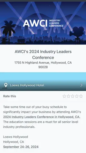 AWCI Events screenshot 1