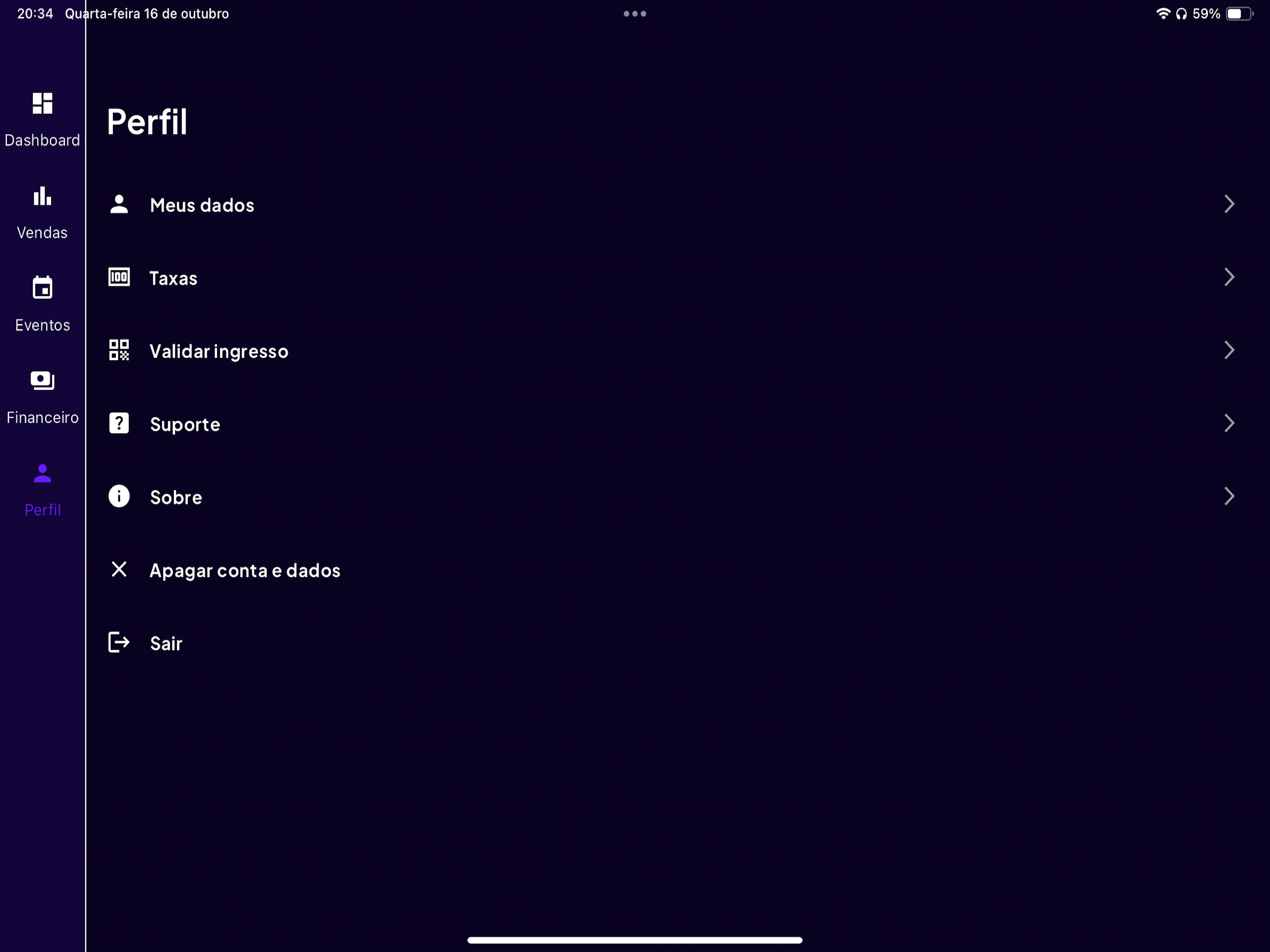 Produtor - Eventos e Ingressos screenshot 13