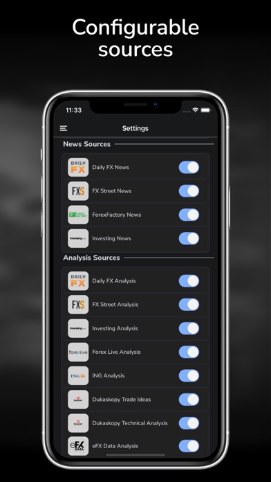 Forex Data - News & Analysis iPhone screenshot 5 - Finance app
