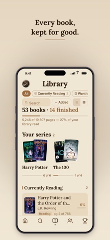 Readable - Book Tracker iPhone screenshot
