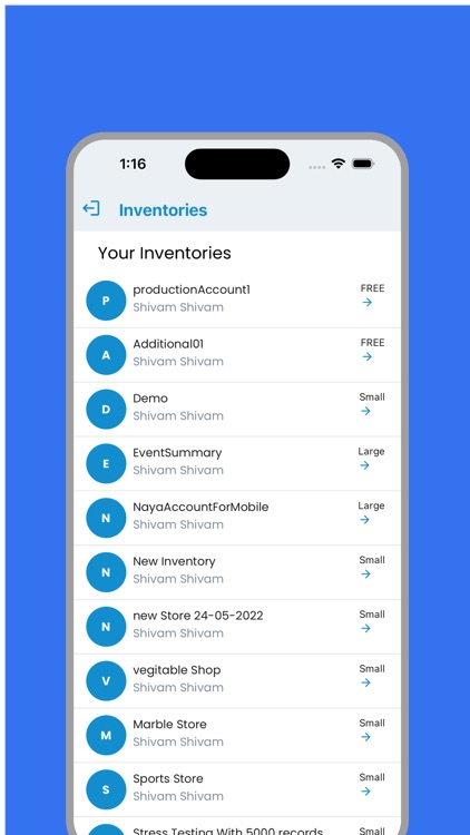 Clearly Inventory App