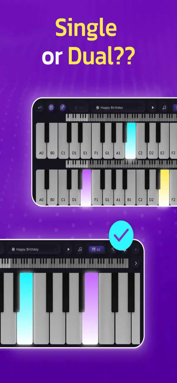 Screenshot #2 pour Smart Piano: Light & Piano