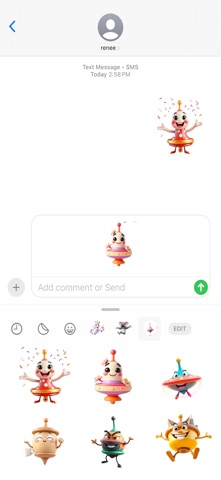 眩晕陀螺贴纸 screenshot