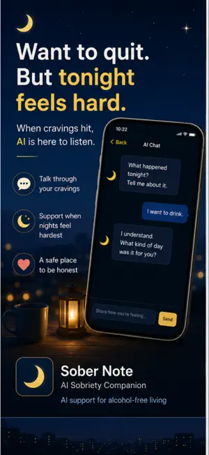 Sober Note-AI Sobriety Tracker screenshot 1
