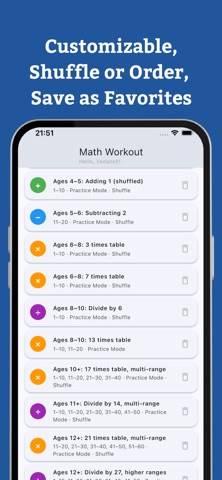 Math Workout Times Tables Quiz Screenshot 7 of 9