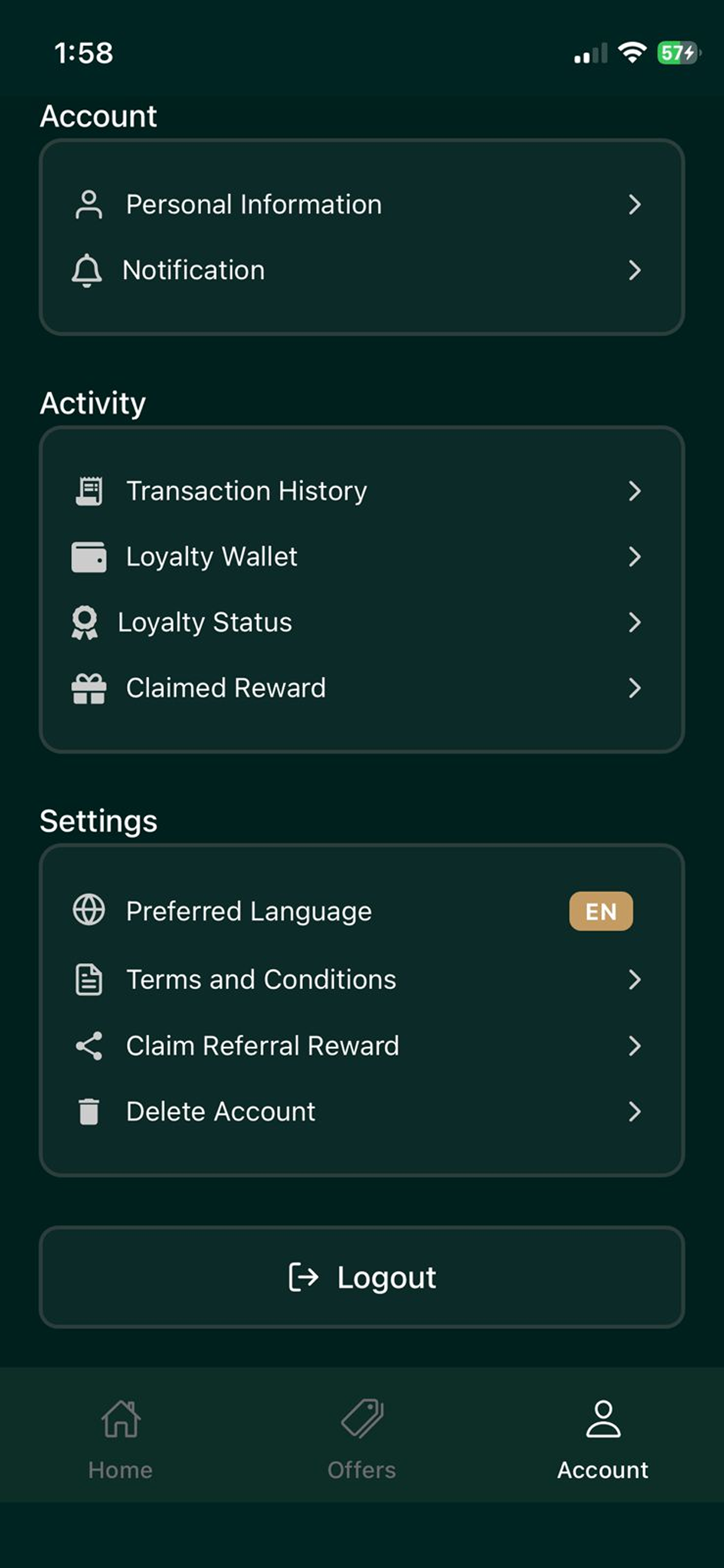Ahad Loyalty screenshot 4