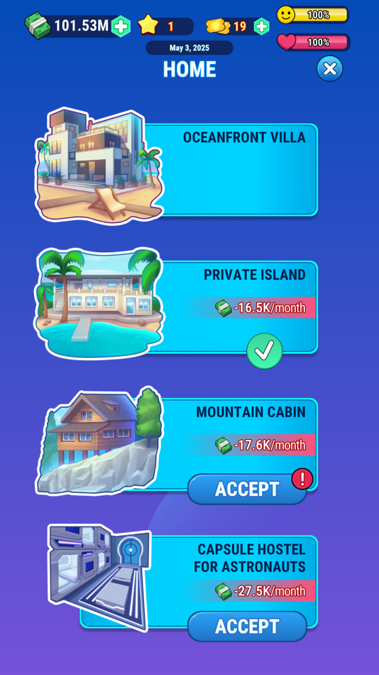 #7. Cash Masters: Billionaire Life (iOS) Tekijänä: USPEX ARASTIRMA GELISTIRME YAZILIM BILGISAYAR SANAYI VE TICARET ANONIM SIRKETI