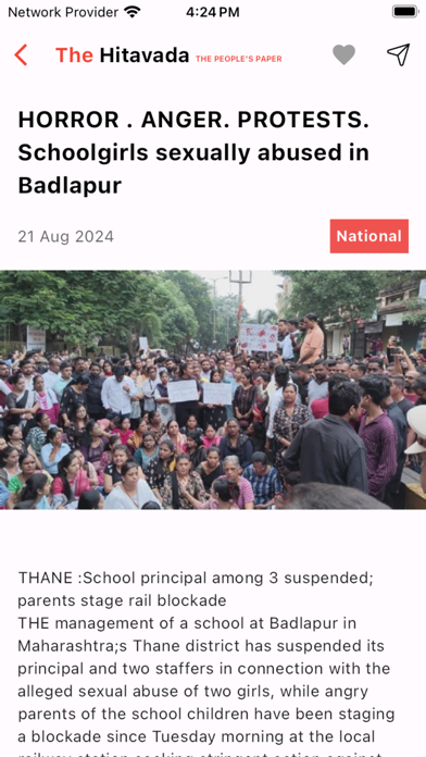 The Hitavada Screenshot