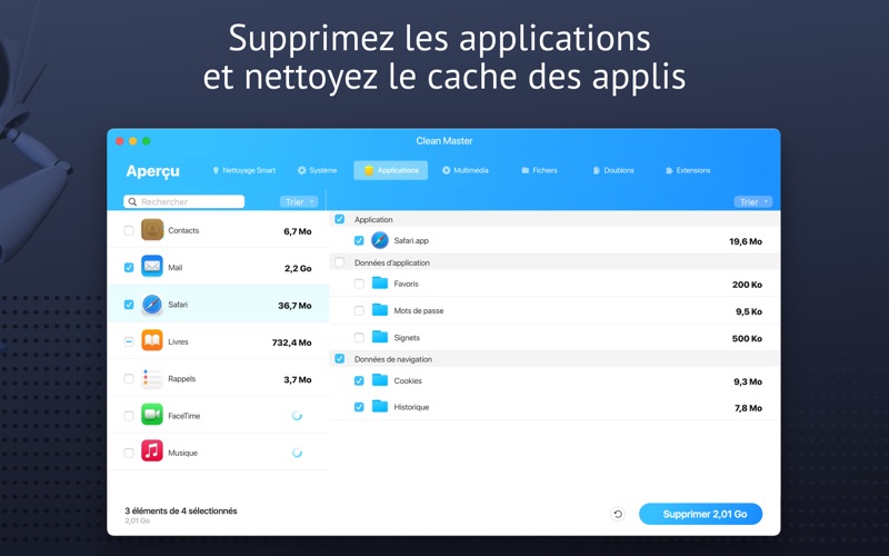 Screenshot #3 pour CleanMaster: Nettoyer Disque