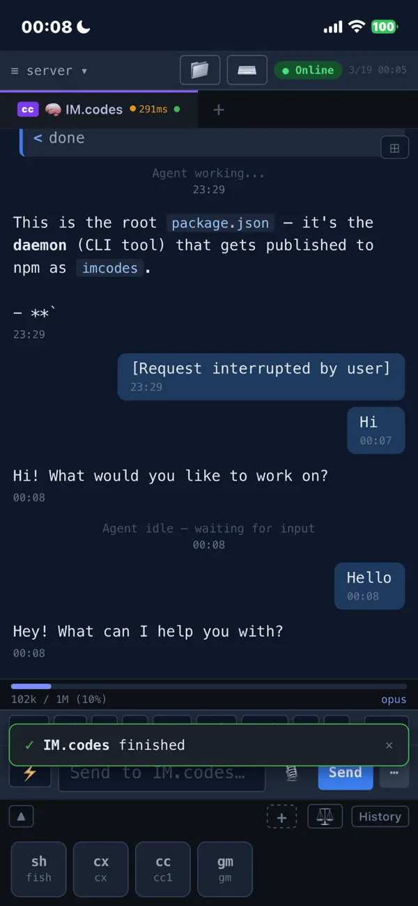 #1. IM.codes (iOS) 게시자: Lei Sun