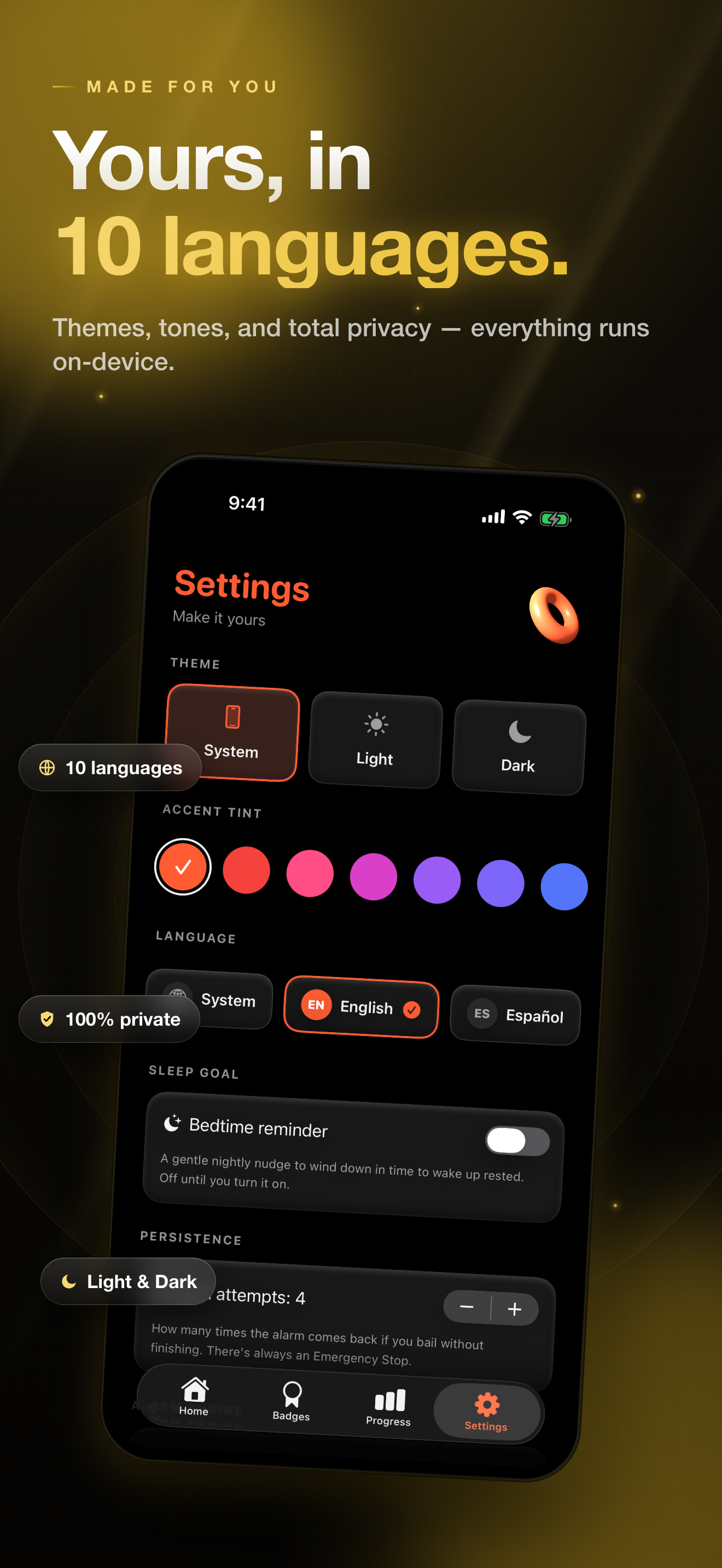 Mission Alarm: Wake Up Clock screenshot 8