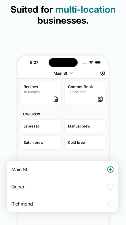 Brewspace: Café Manager
