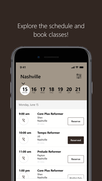 Rhoë Pilates iPhone screenshot 3 - Health & Fitness app