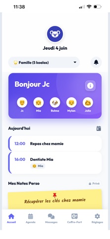 Koaly : Famille & Coparents Screenshot 1 of 5