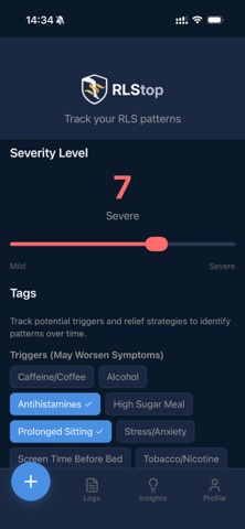 RLStop™ Restless Leg Syndrome screenshot