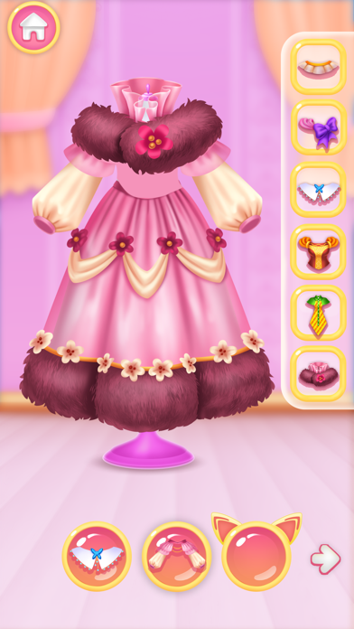 Glitter Dress Coloring Game Screenshot