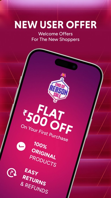 Screenshot #1 pour Myntra - Fashion Shopping App