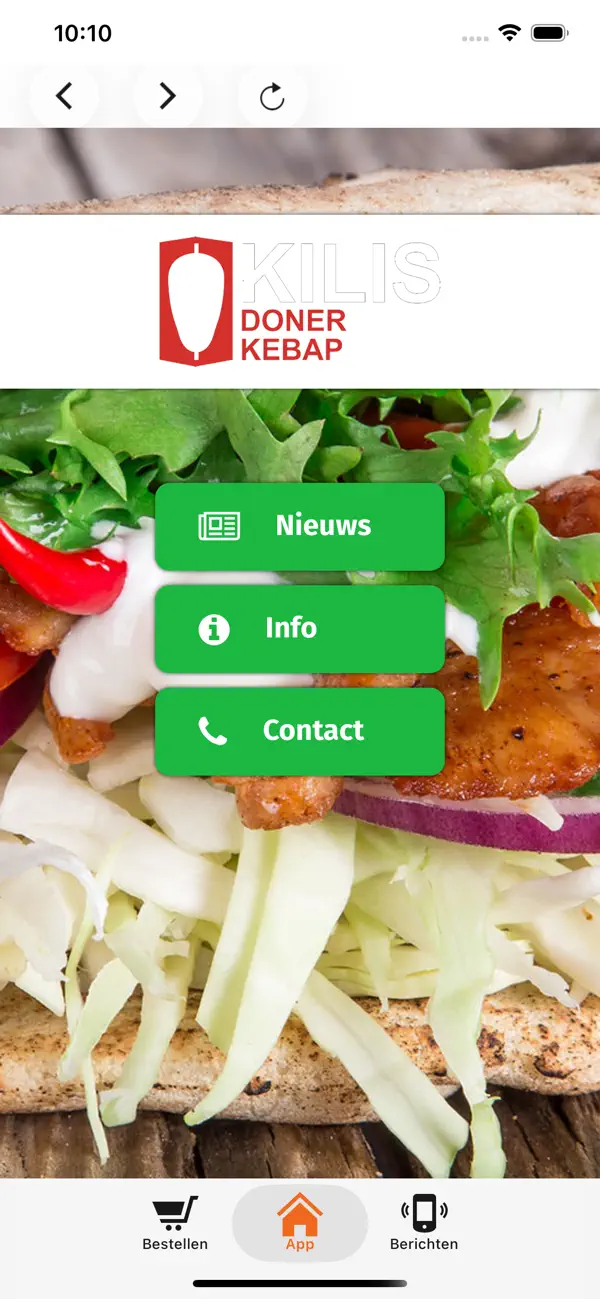 Screenshot #1 pour Eethuis Kilis Doner Kebab