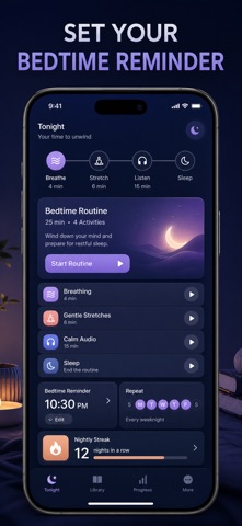 Wind Down: Bedtime Routine iPhone screenshot
