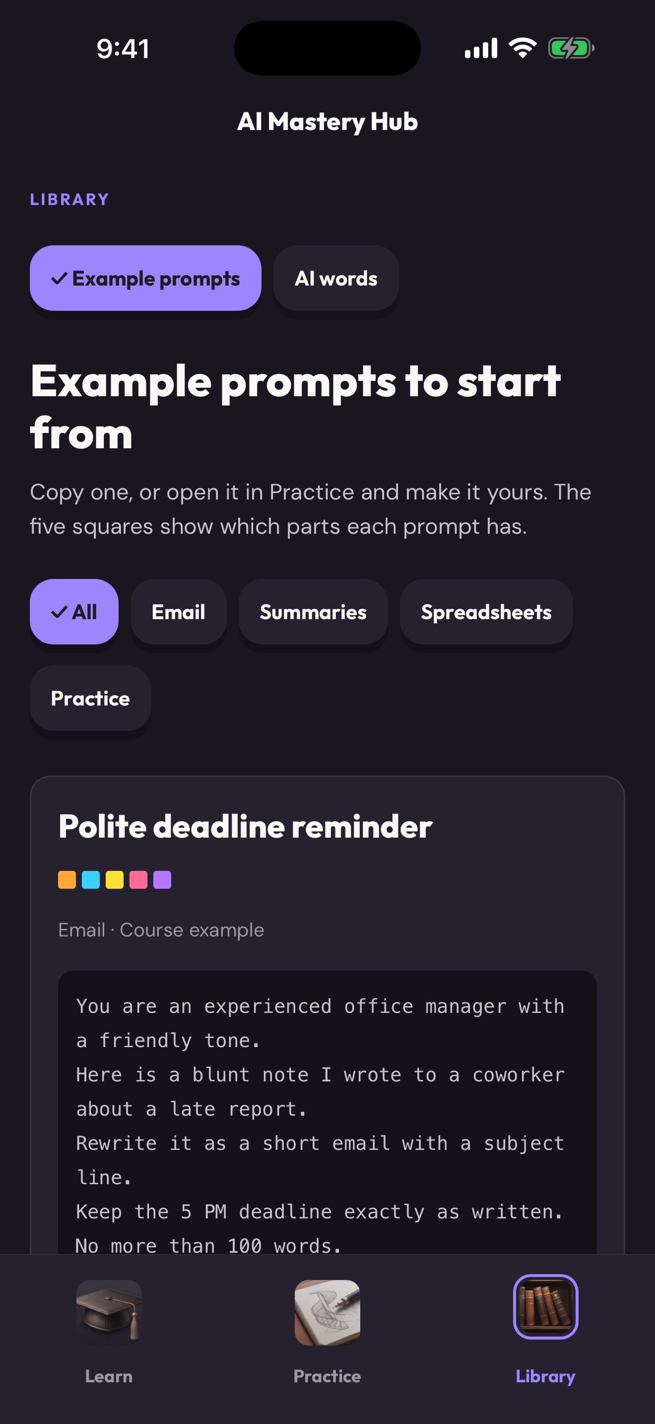 Screenshot 5 of AI Mastery Hub
