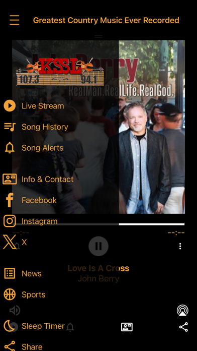 KSSL Radio iPhone screenshot 2 - Entertainment app