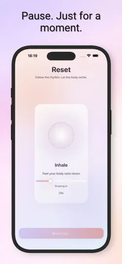 Screenshot von Reset – Instant Mental Clarity auf dem iPhone 5