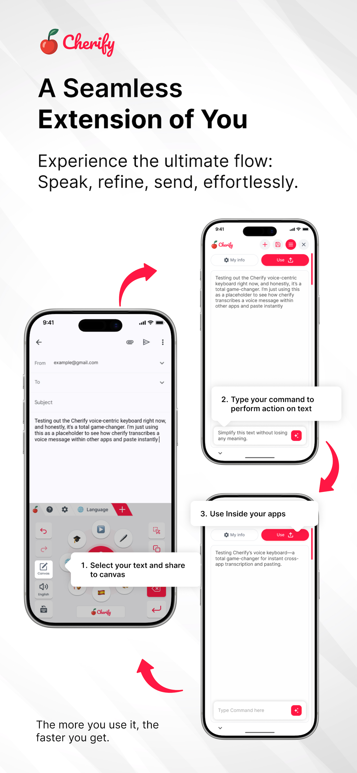 Cherify: AI Voice Keyboard Pro screenshot 8