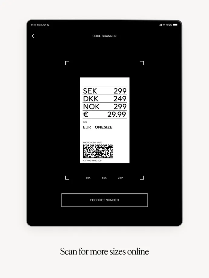 H&M iPad screenshot 9