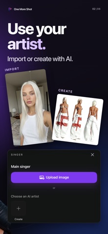 One More Shot - AI Music Video App Store screenshot 2