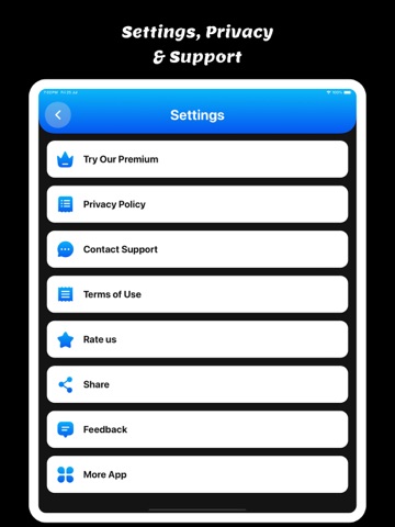 Speech To Text: Voice Notes iPad screenshot