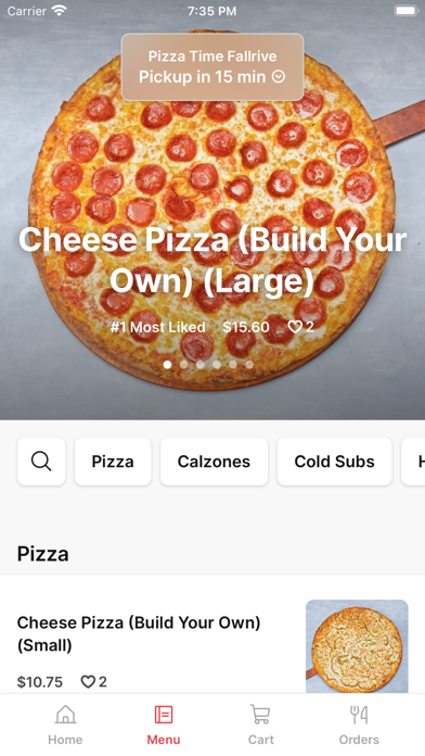 Pizza Time To Go iPhone screenshot 2 - Food & Drink app