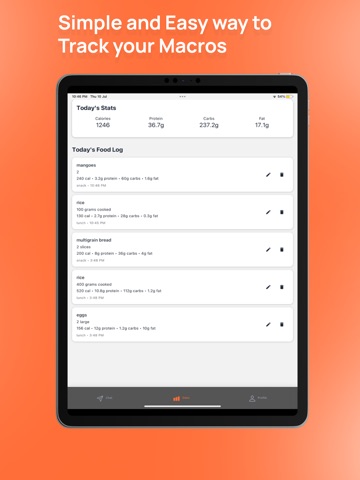 Sculpt AI - Calorie Counter iPad screenshot