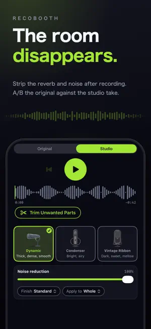 RecoBooth — Studio Recorder screenshot 1