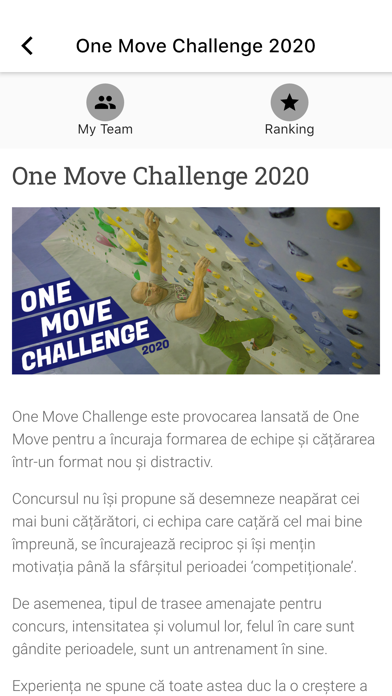 One Move - Climbing Gym Screenshot